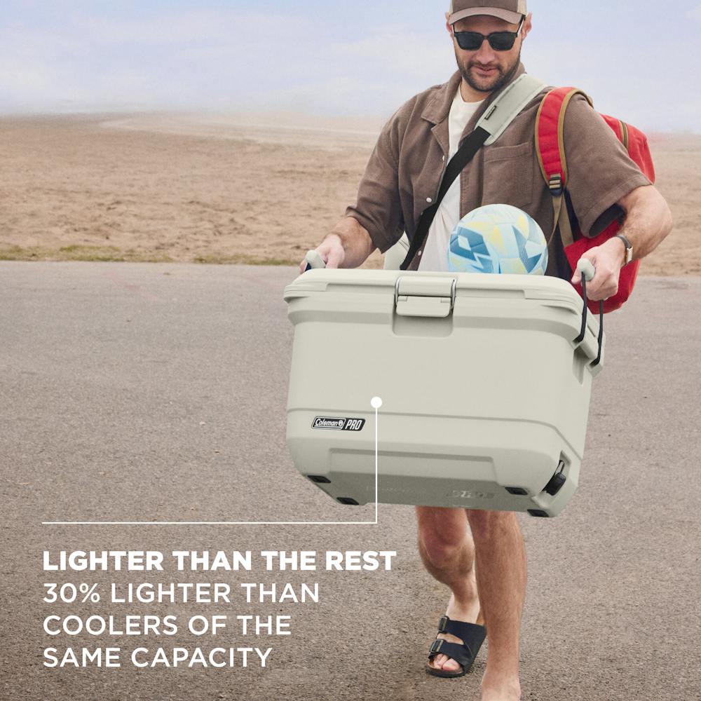 Coleman® Pro 45-Quart Hard Cooler, Desert Sand