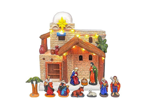 11 Piece Christmas Village Nativity Set