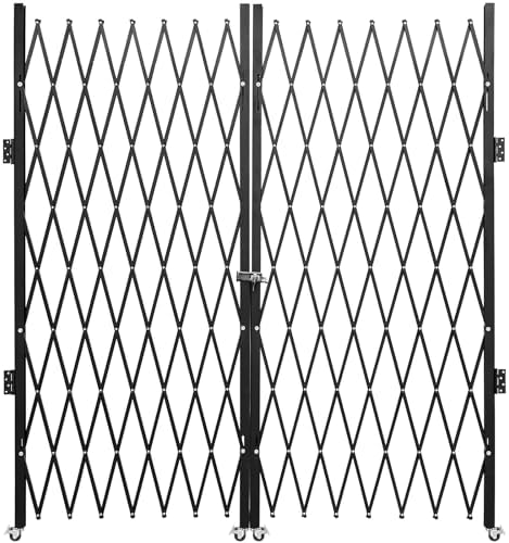 Double Folding Security Gate, 6-1/2\' H x 12\'