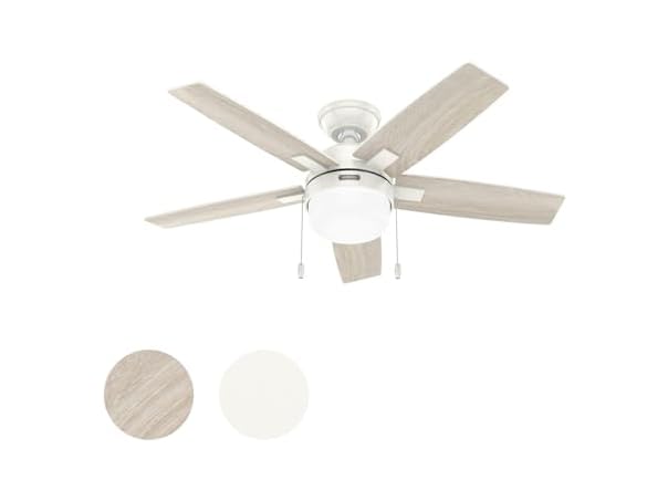 Hunter Fan 44" Contemporary Fresh White Fan