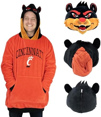 Bearcats Wearable Hoodie Blanket