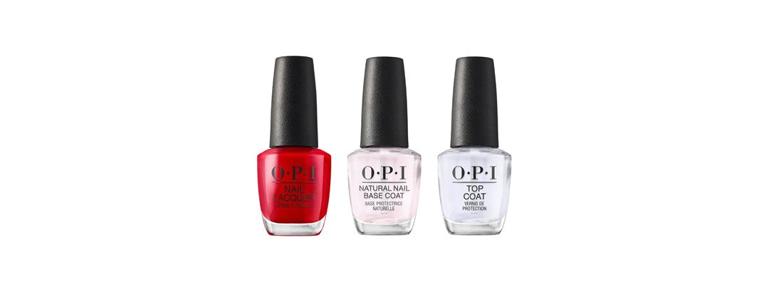 OPI Nail Lacquer Trio Set, Big Apple Red