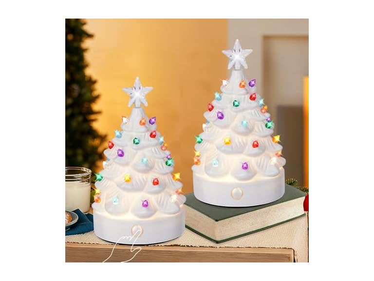 Brightever 2Pk Christmas Tree Night Lights