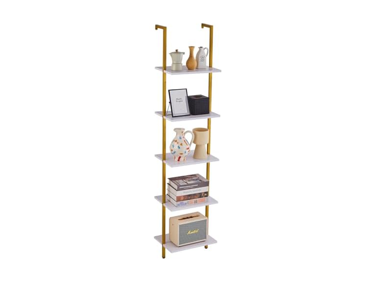 Ladder Shelf, 5-Tier Bookshelf 15.6x11.8in, Open