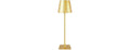 Mikasa 14.8" Gold Rechargeable LED Lamp