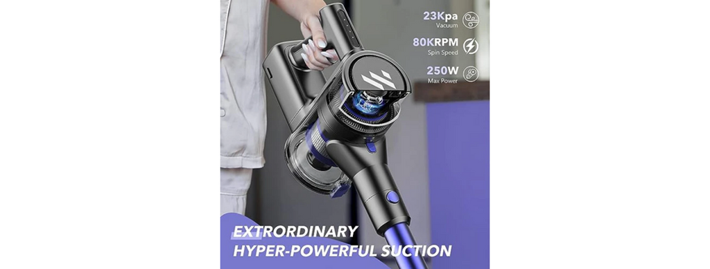 Tvwio Cordless Vacuum Cleaner - Purple