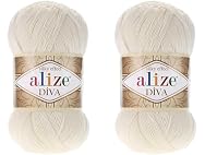 Alize Diva Yarn 100% Microfiber 2-Skein