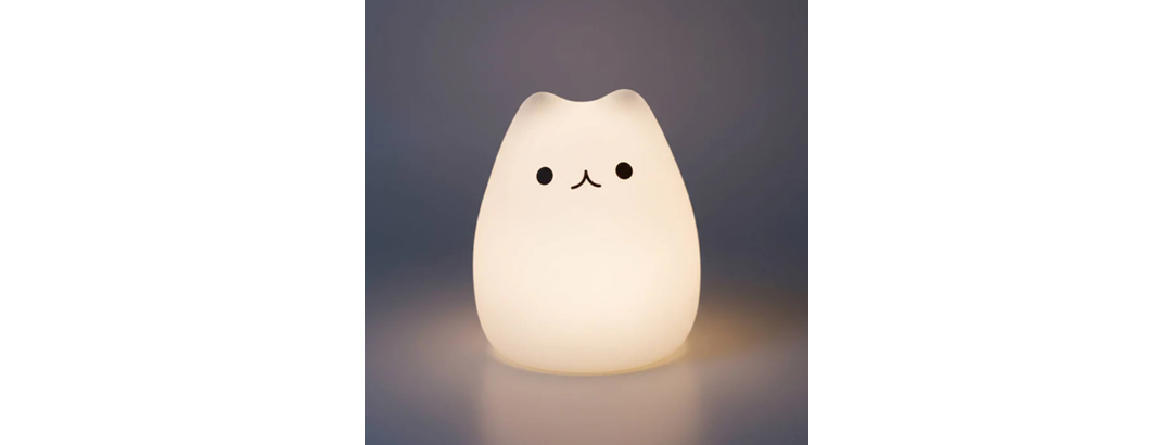 Soft Mushy Color Changing Cat Lamp Night Light