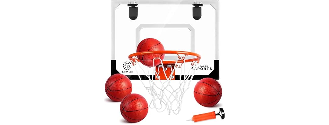 Over The Door Mini Basketball Hoop Set