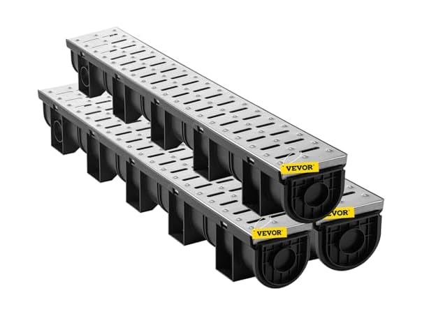 Trench Drain System, Channel Drain with Metal