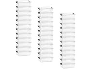 Superio Clear Small Storage Boxes with Lids, 2.3 Quart 36 Pack