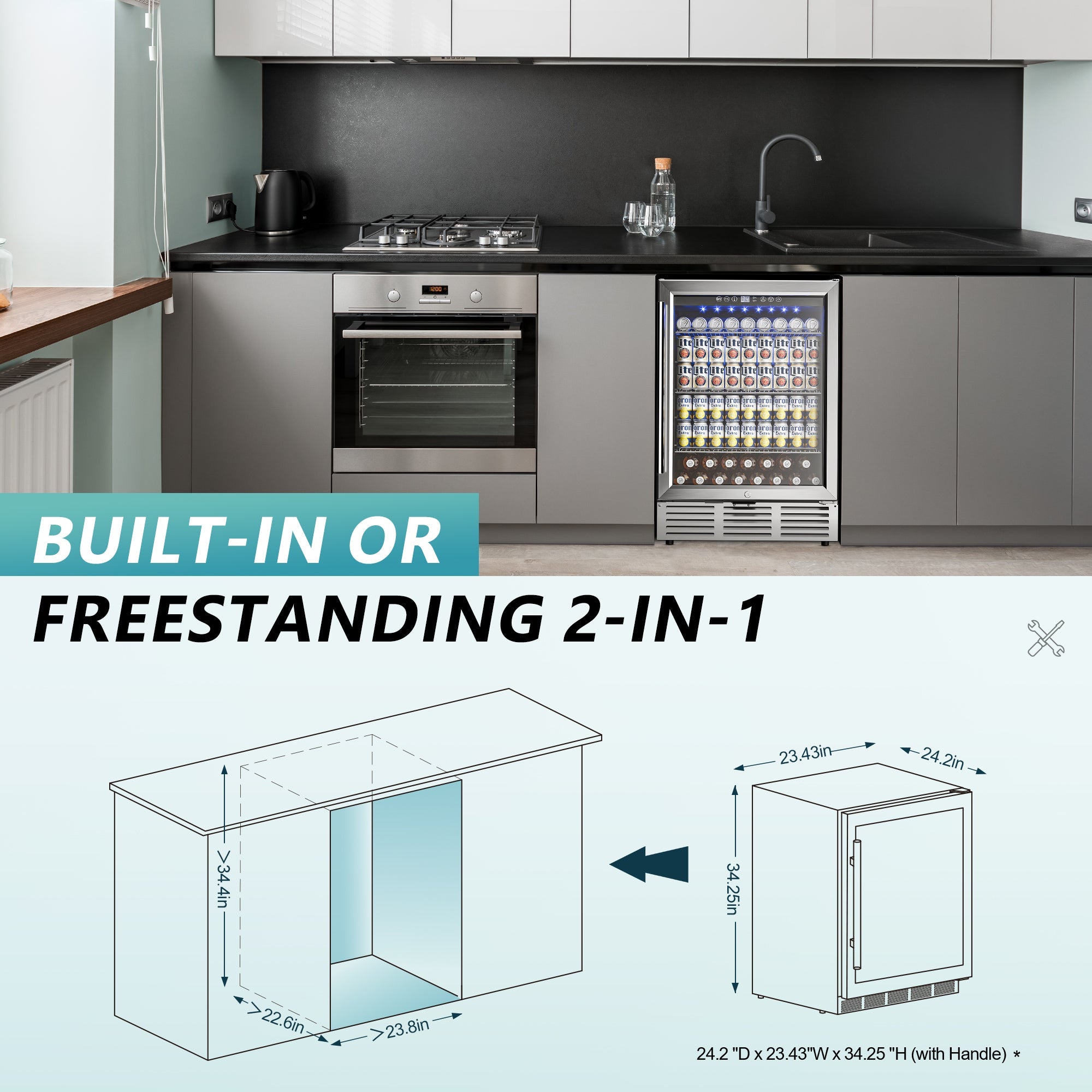 Euhomy Splash 150 Beverage Refrigerator