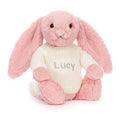 Bashful Petal Bunny with Personalized Cream Jumper