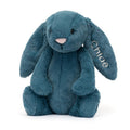 Personalized Bashful Mineral Blue Bunny Medium