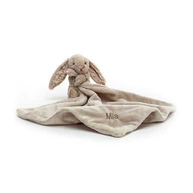 Personalized Blossom Bea Beige Bunny Soother