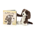 My Dad and Me Book and Bashful Fudge Puppy