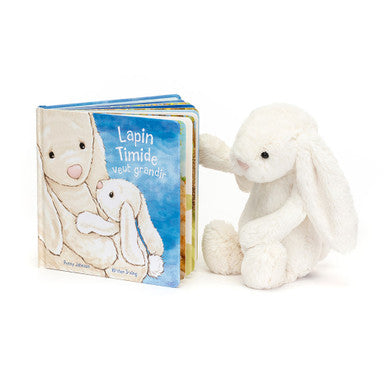 Lapin Timide Veut Grandir and Bashful Cream Bunny