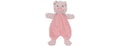 Linzy Plush Flat Crinklez Pig Dog Toy, Soft Squeaky