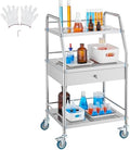 VEVOR Lab Serving Cart, 3 Layers