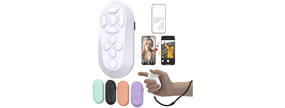 ZOZVO Wireless Remote Controller White
