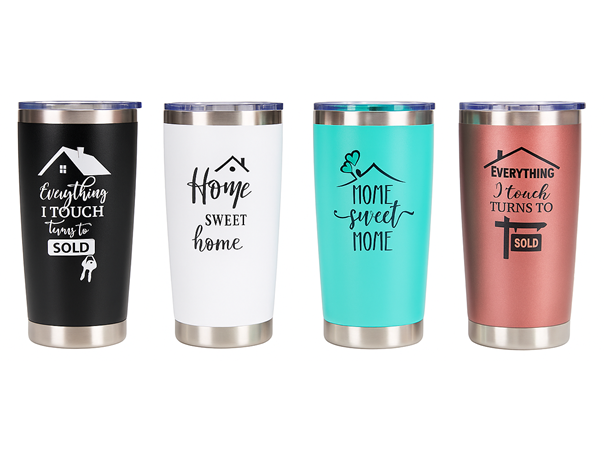 4 Pack Real Estate Agent 20oz Tumblers
