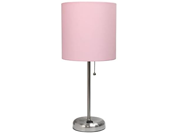 Creekwood Home Table Lamp Light Pink