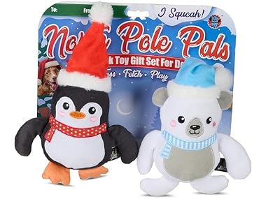 Bow Wow Pet Holiday Plush Pals 2 Pack