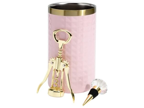 Paris Hilton Wine Chiller 3-Pc Pink