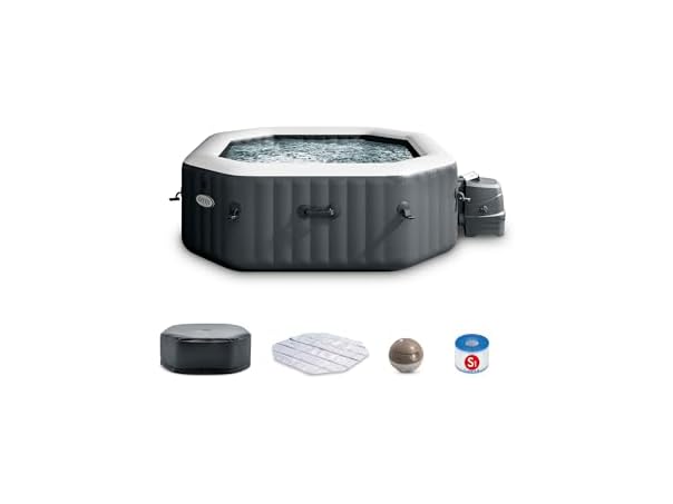 INTEX 28433EP PureSpa Bubble Deluxe Spa Set
