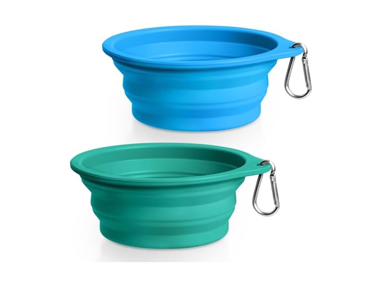 Rest-Eazzzy 2-Pack Collapsible Dog Bowls