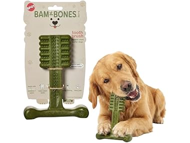 SPOT Bam-Bones Plus Toothbrush Dog Chew Toy