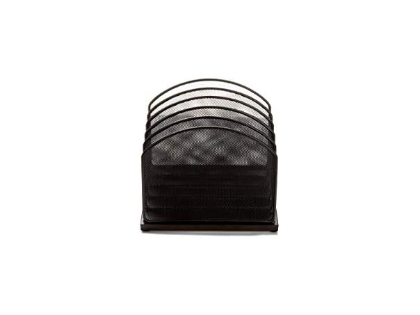 Mind Reader Vertical File Storage Black