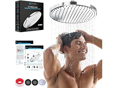10" Ceiling/Wall Mount Rain Shower Head