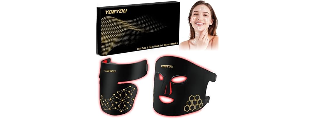 Red LightTherapy Mask Set
