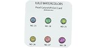 IUILE Handmade Watercolor Pearl Dot Card