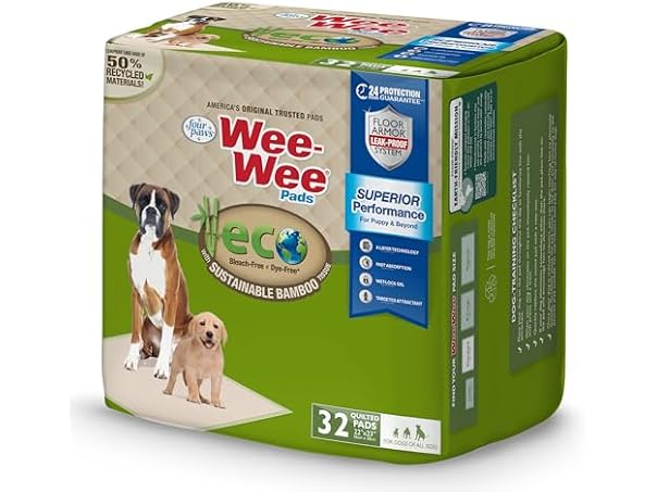 Four Paws Wee-Wee Superior Performance Bamboo Pee Pads