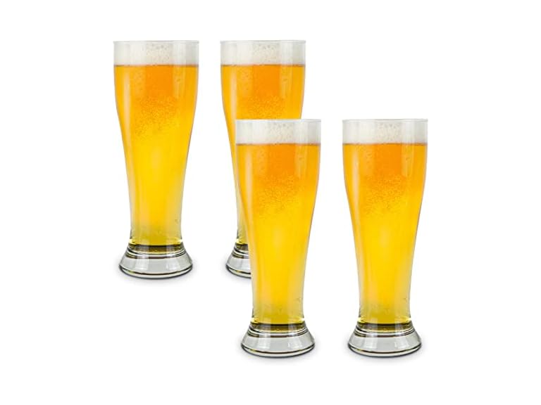 Nucleated Pilsner Glasses 16oz 8-Pack