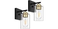 Set of 2 Wall Sconces for Bathroom -Choose Color