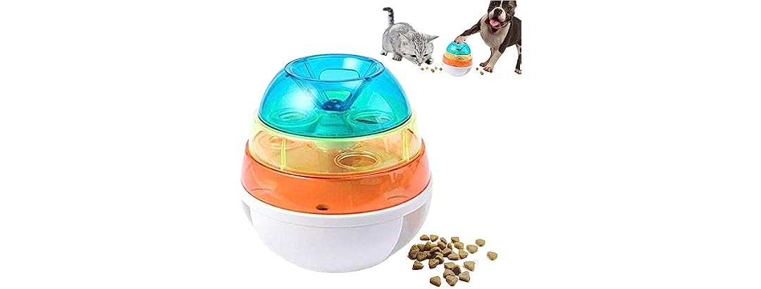 Egg Shape IQ Tumble Food Dispensing Tumbler B