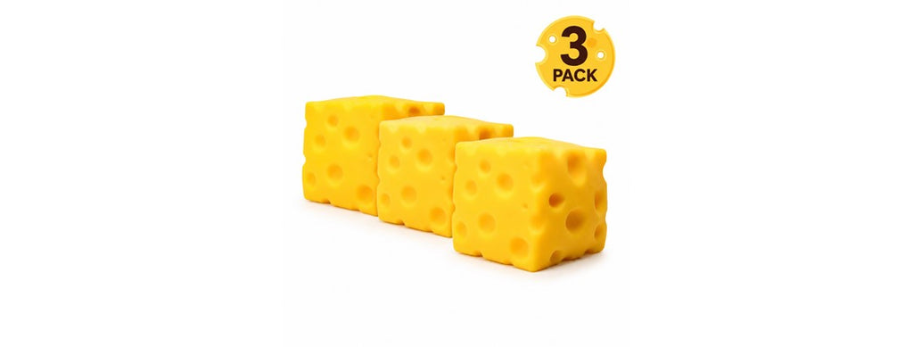 Twilight Squishy Sensory Toys Cheese, 3PK