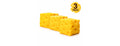 Twilight Squishy Sensory Toys Cheese, 3PK