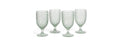 Martha Stewart Chauncey 4PK Hobnail Goblets