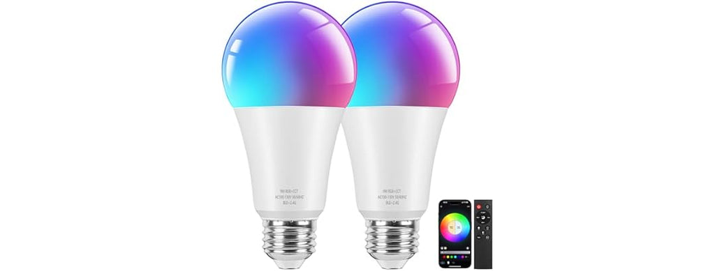 Brightever B0F29GH3KW Smart A19 LED Light Bulbs