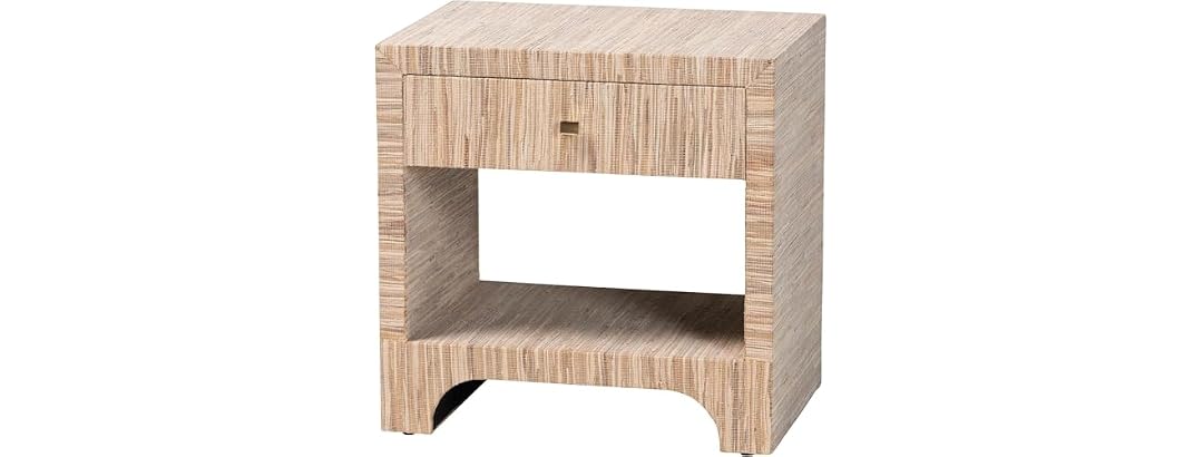bali & pari Jaques Grasscloth Nightstand