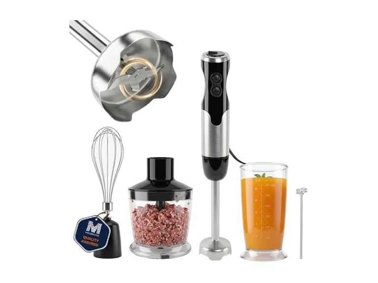 MEGAWISE 5-in-1 Hand Immersion Blender Set
