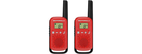 (NEW) 2-PACK Motorola T110 Talkabout Radios, 16 Mile Range