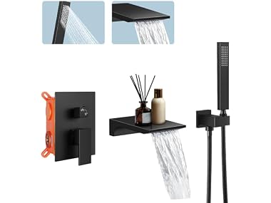 Dollate Wall Mount Bathtub Faucet Bath Tub Faucet Set