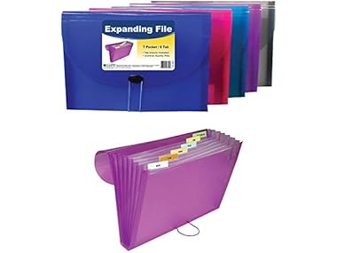 W 7 Pocket Expanding File