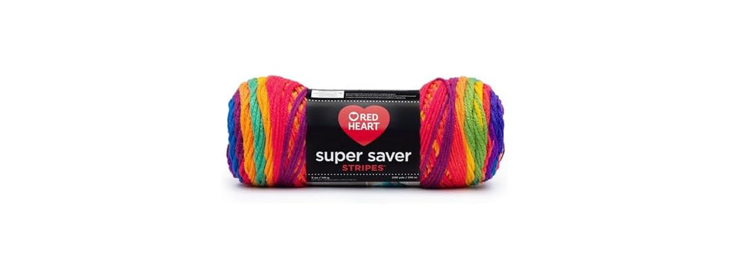 Red Heart Rh Super Saver Stripes Favorite Stripe