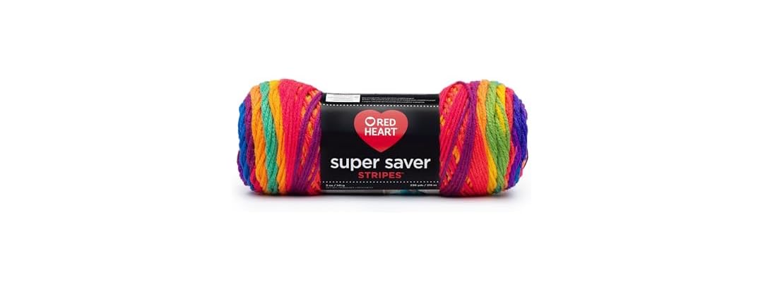 Red Heart Rh Super Saver Stripes Favorite Stripe